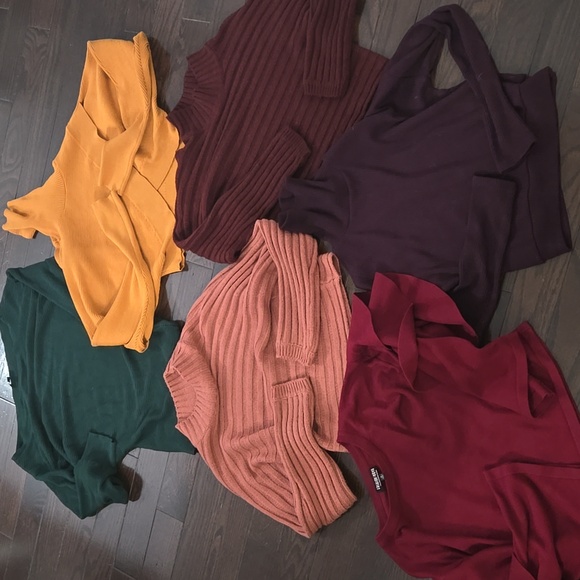 Dynamite Sweaters - Bundle Of 6 Sweaters - Multiple Colors